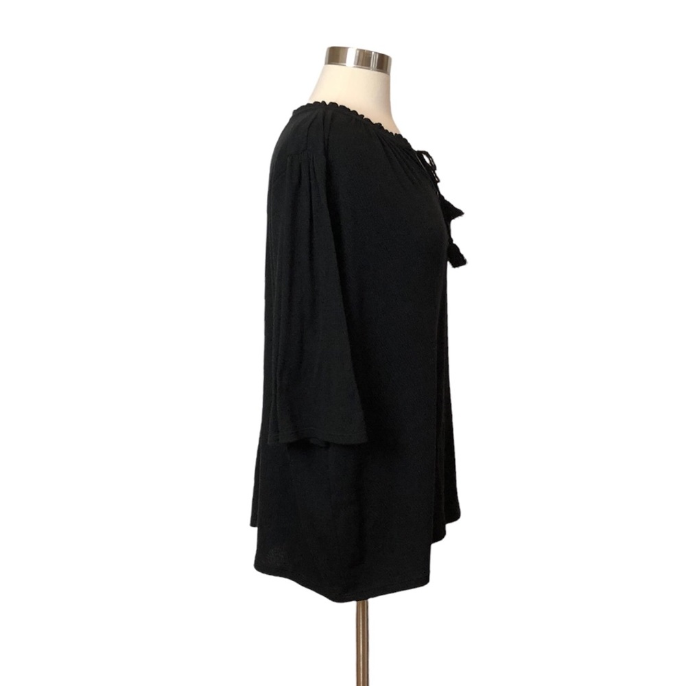 Old Navy Black Tassel Tie Top - Picture 4 of 14